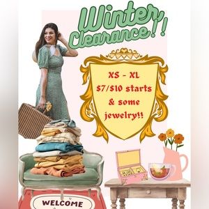 🦋✨Winter clear out sale!!!!!  🦋👒🎉 plus a giveaway